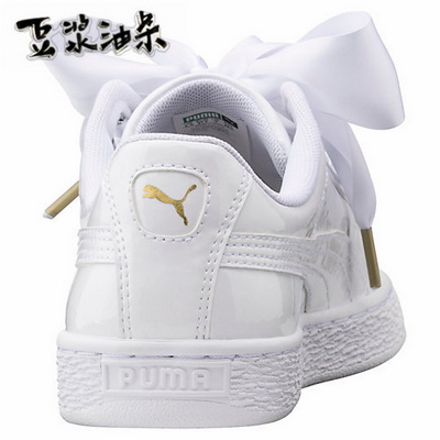 Puma Suede Basket Heart Women Shoes--001